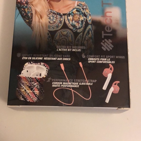 Accessory Kit for Apple Airpods Animal Print 3 Piece - Picture 2 of 2